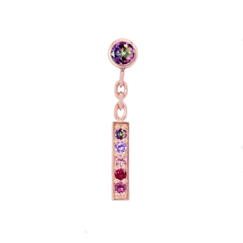 Auris 18K Solid Rosegold Threaded Procion
