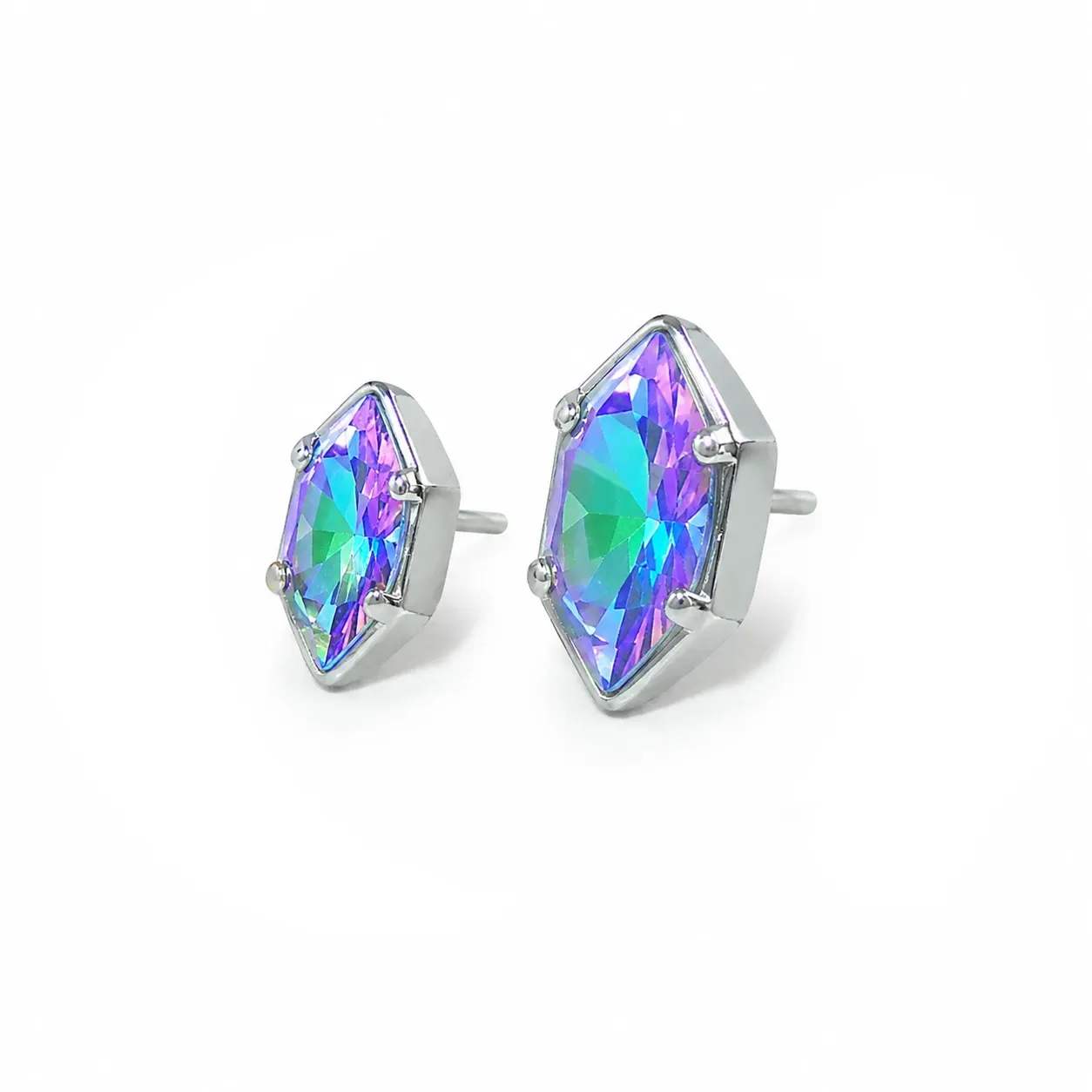 Neometal Threadless Marquise Prong Set Facetted Gem - Paradise Shine CZ Neometal Threadless Marquise Prong Set Facetted Gem - Paradise Shine CZ