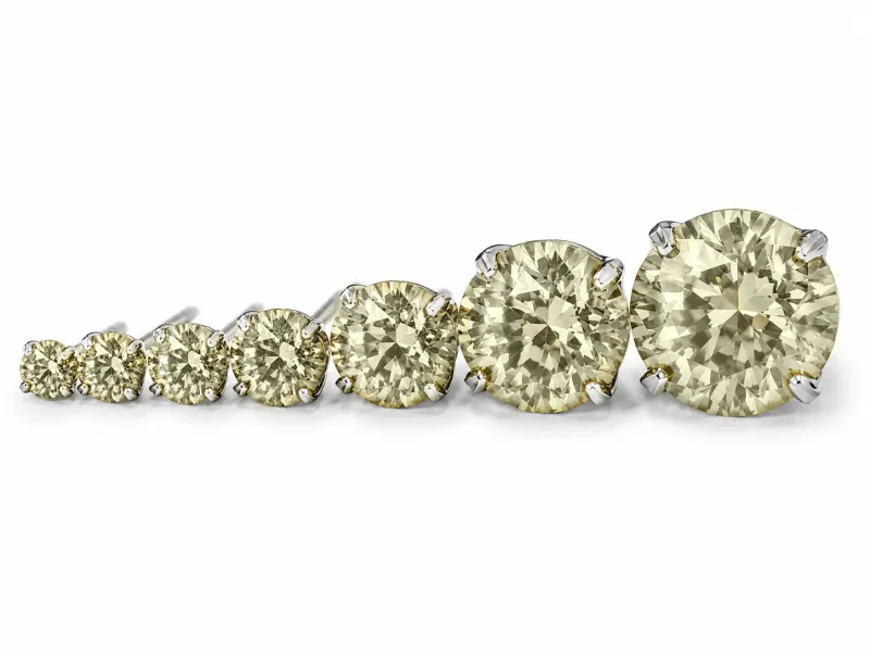 Neometal Threadless Prong Set Facetted Gem - Champagne CZ