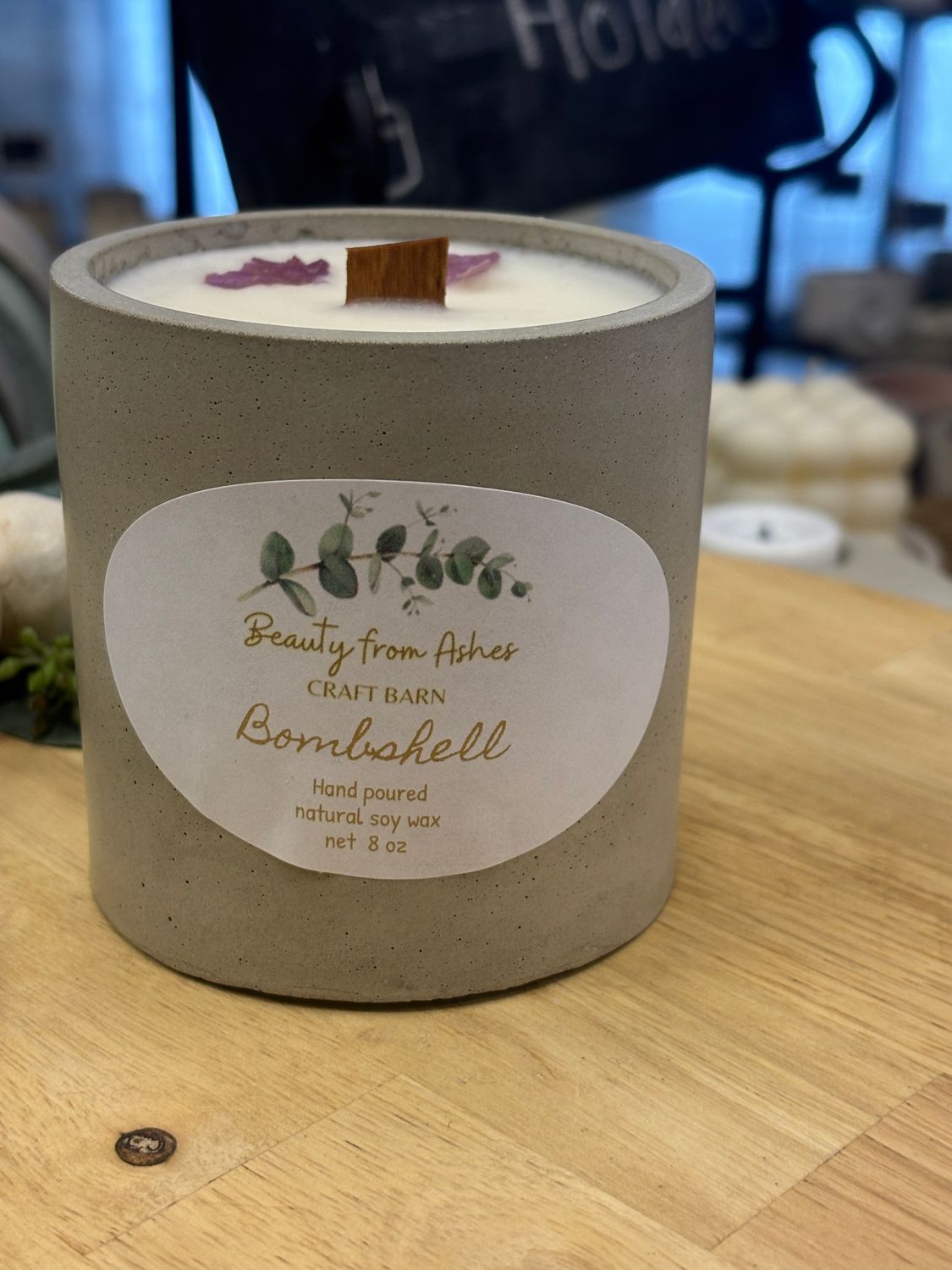 08 oz Round, Bombshell, Gray