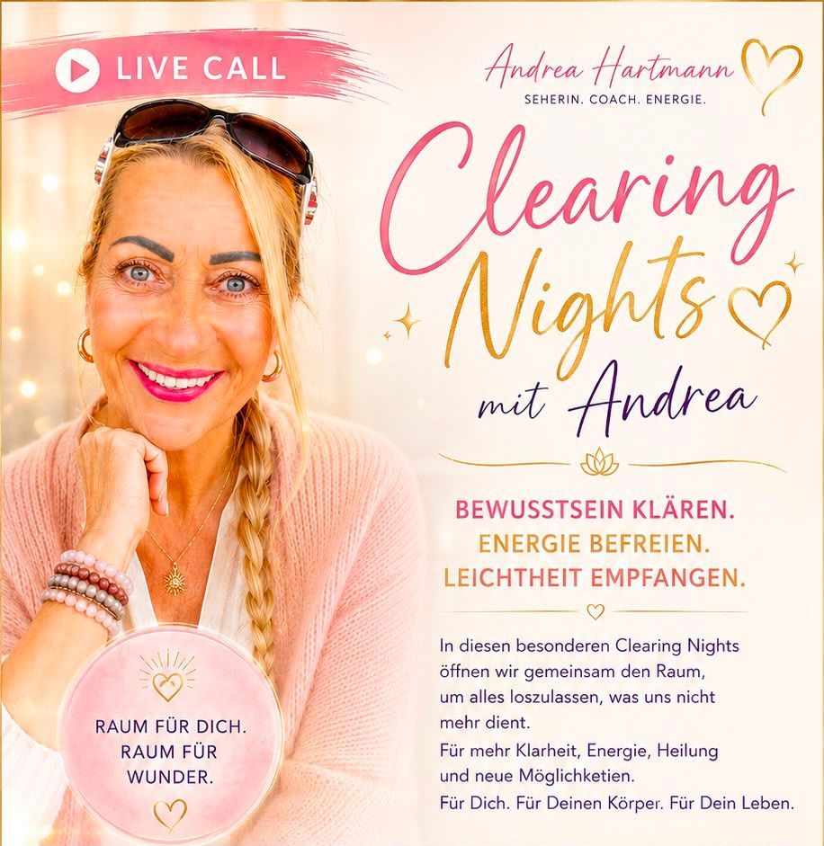 ​Clearing Nights mit Andrea – online auf Zoom