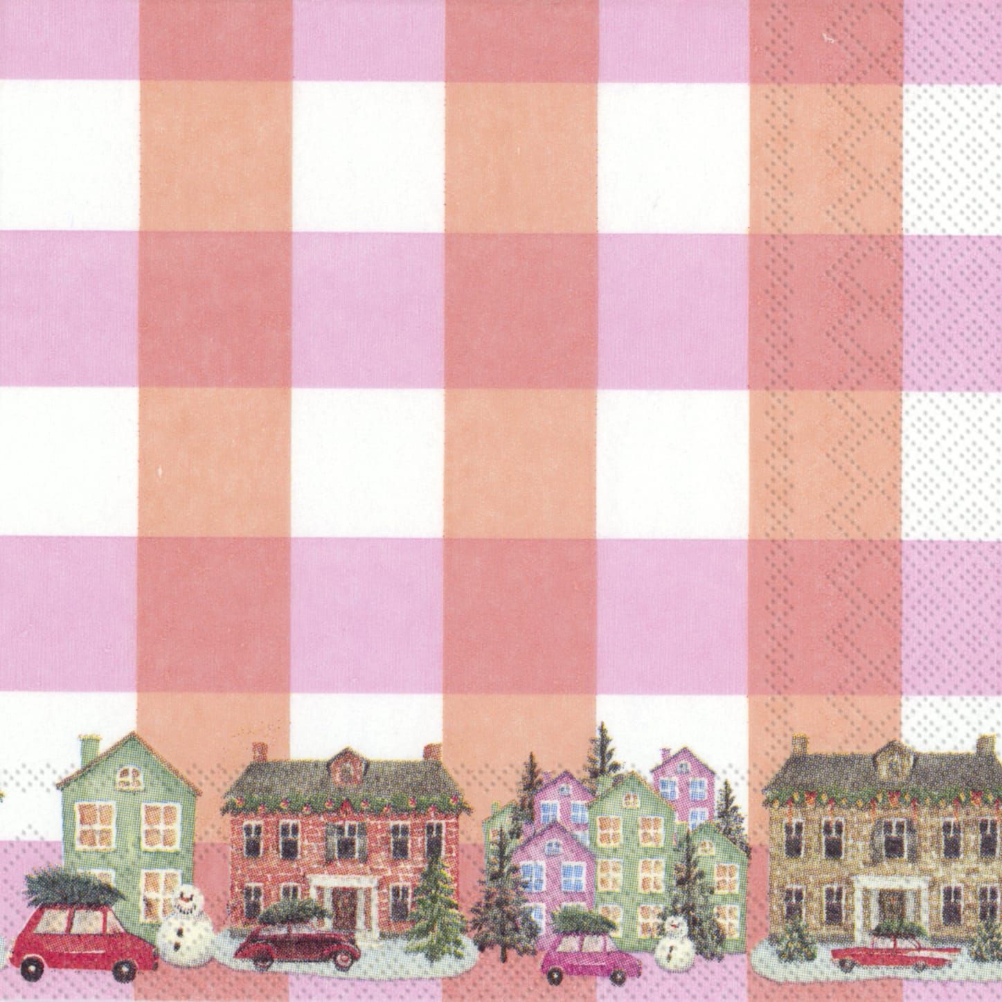 Village Pink Napkins – Cocktail Village Pink Napkins – Cocktail