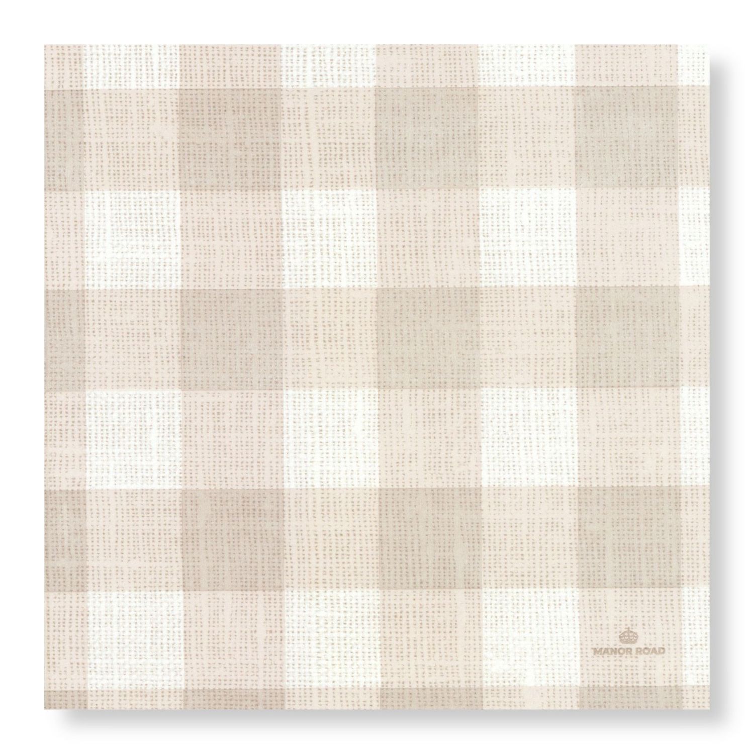 Linen (Gingham Natural) Napkins – Dinner Linen (Gingham Natural) Napkins – Dinner