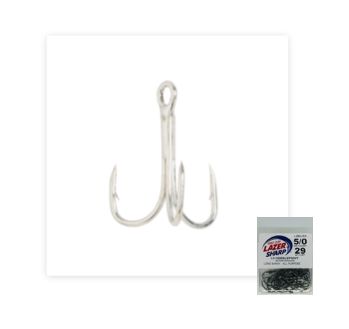 Lazer sharp L677TH 3x Seaguard treble hook 20pk
