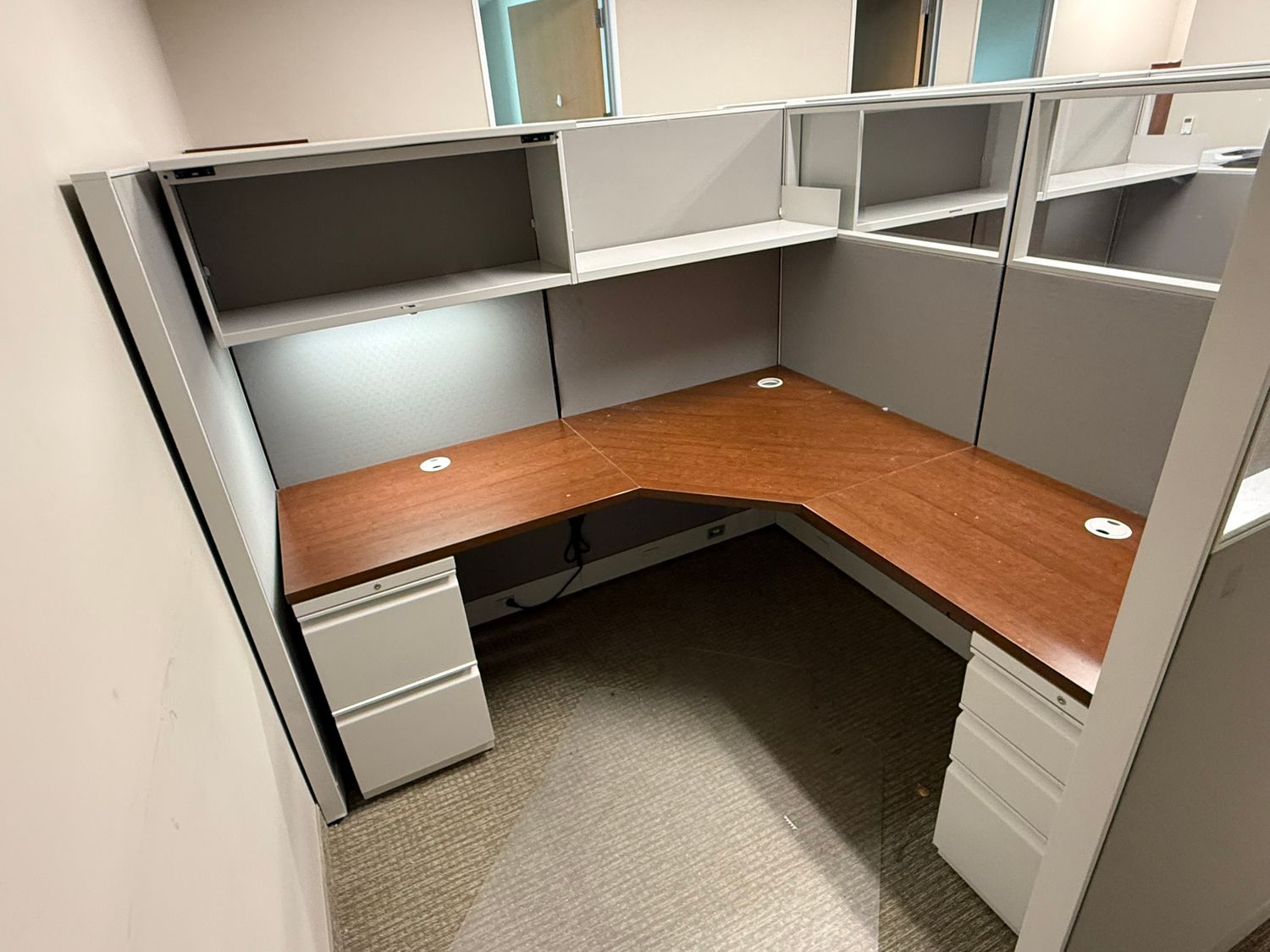 Cubicle Offices, Includes Four 6' x 6' Workstations