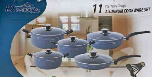 D.World 11 PCs Cookware