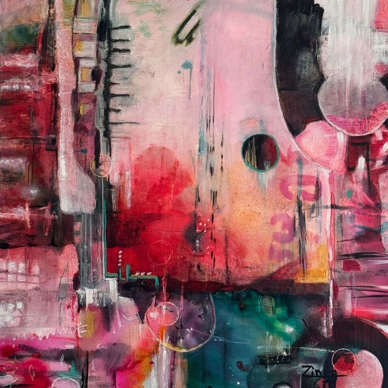 "Sapphire in Bloom" by Theresa Zingg