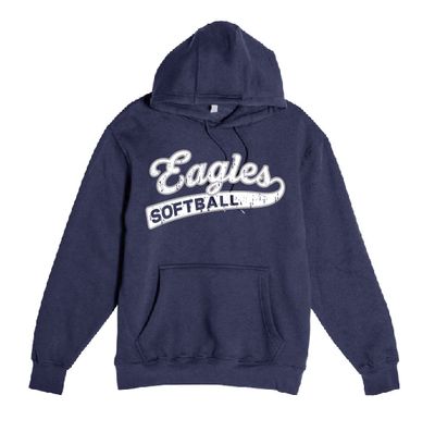EVW Softball Lane Seven Unisex Premium Pullover Hooded Sweatshirt--2 Color Options--Youth Sizes Available