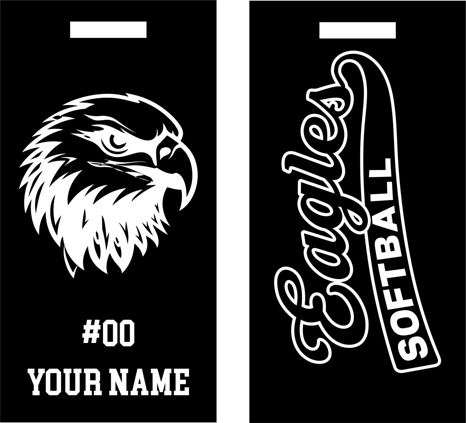 EVW Softball Laser Engraved Bag Tag