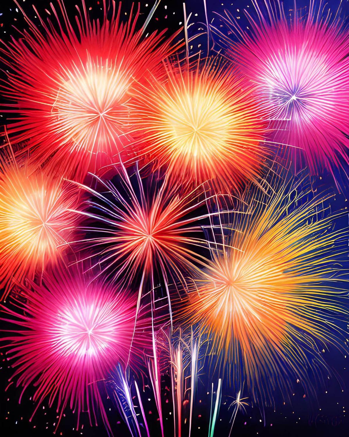 Fireworks 1 - 30 x 40cm Full Drill AB Kit, (Square drills) - Currently in stock