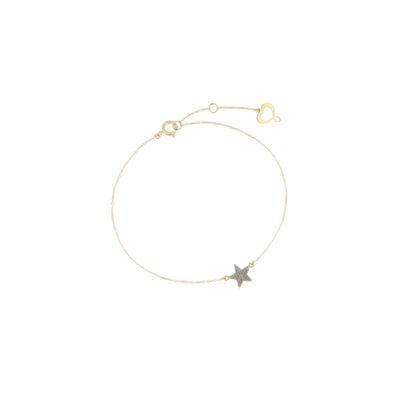 BRACCIALE 18KT STELLA POLVERE CROMO BRACCIALE 18KT STELLA POLVERE CROMO