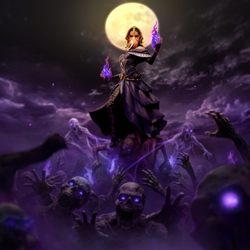 ***PRE-ORDER*** Iron Studios Magic: The Gathering Deluxe Art Scale Statue 1/10 Liliana Vess