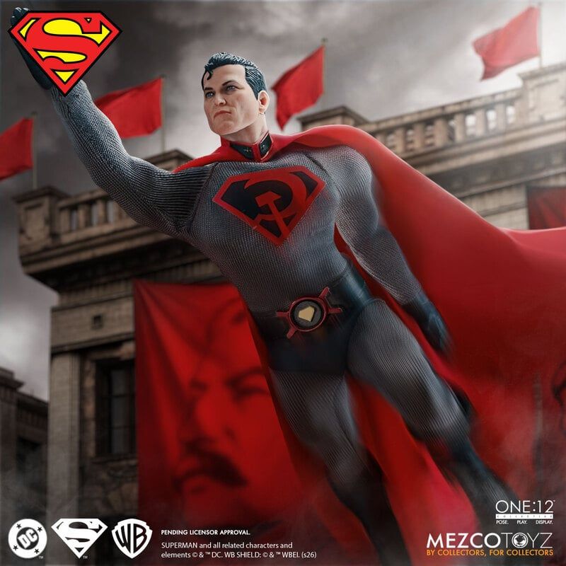 **PRE ORDER** MEZCO ONE:12 COLLECTIVE DC Superman - Red Son Edition