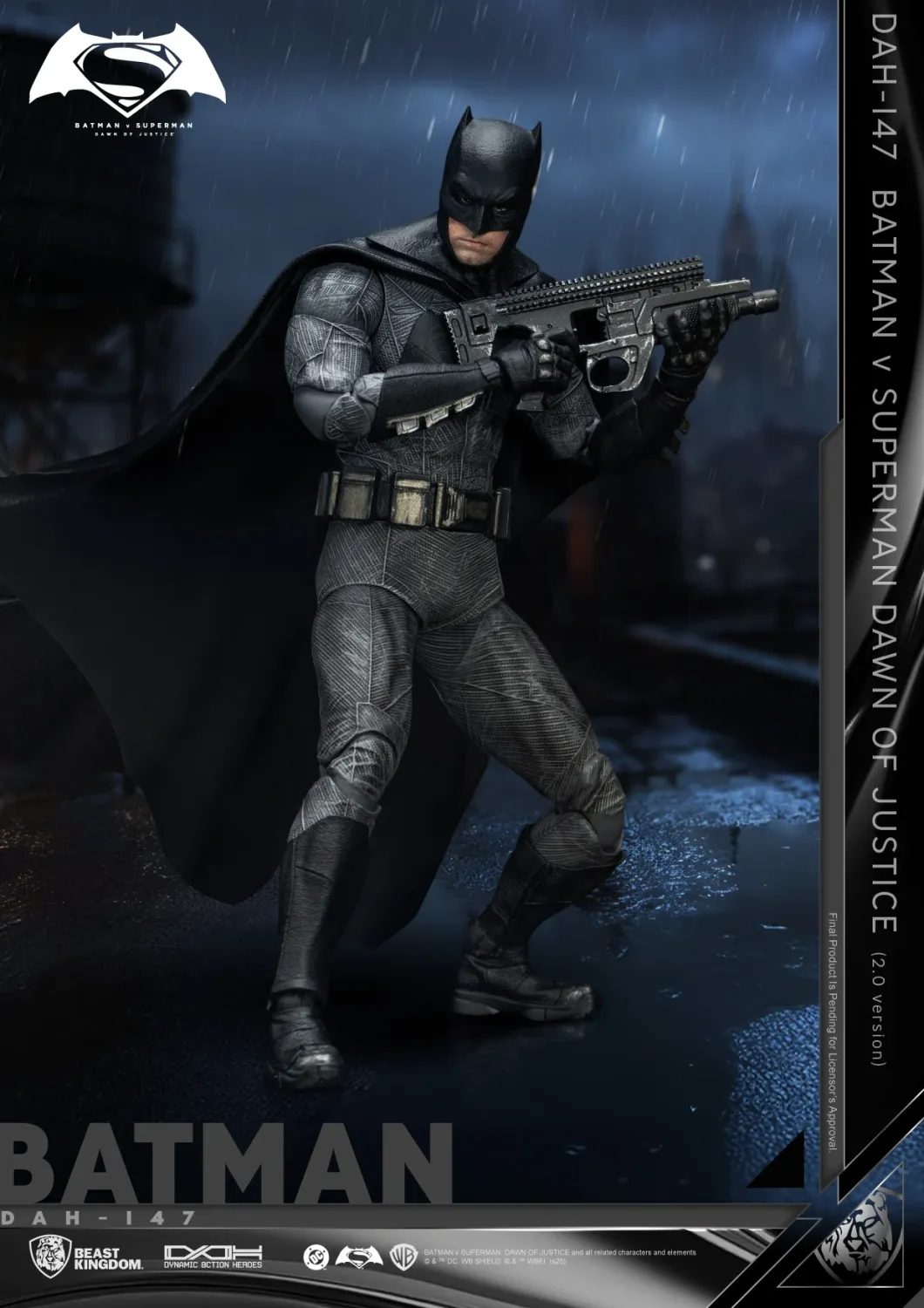 **PRE ORDER** Beast Kingdom DC Batman v Superman: Dawn of Justice Dynamic 8ction Heroes DAH-147 Batman 2.0 Action Figure