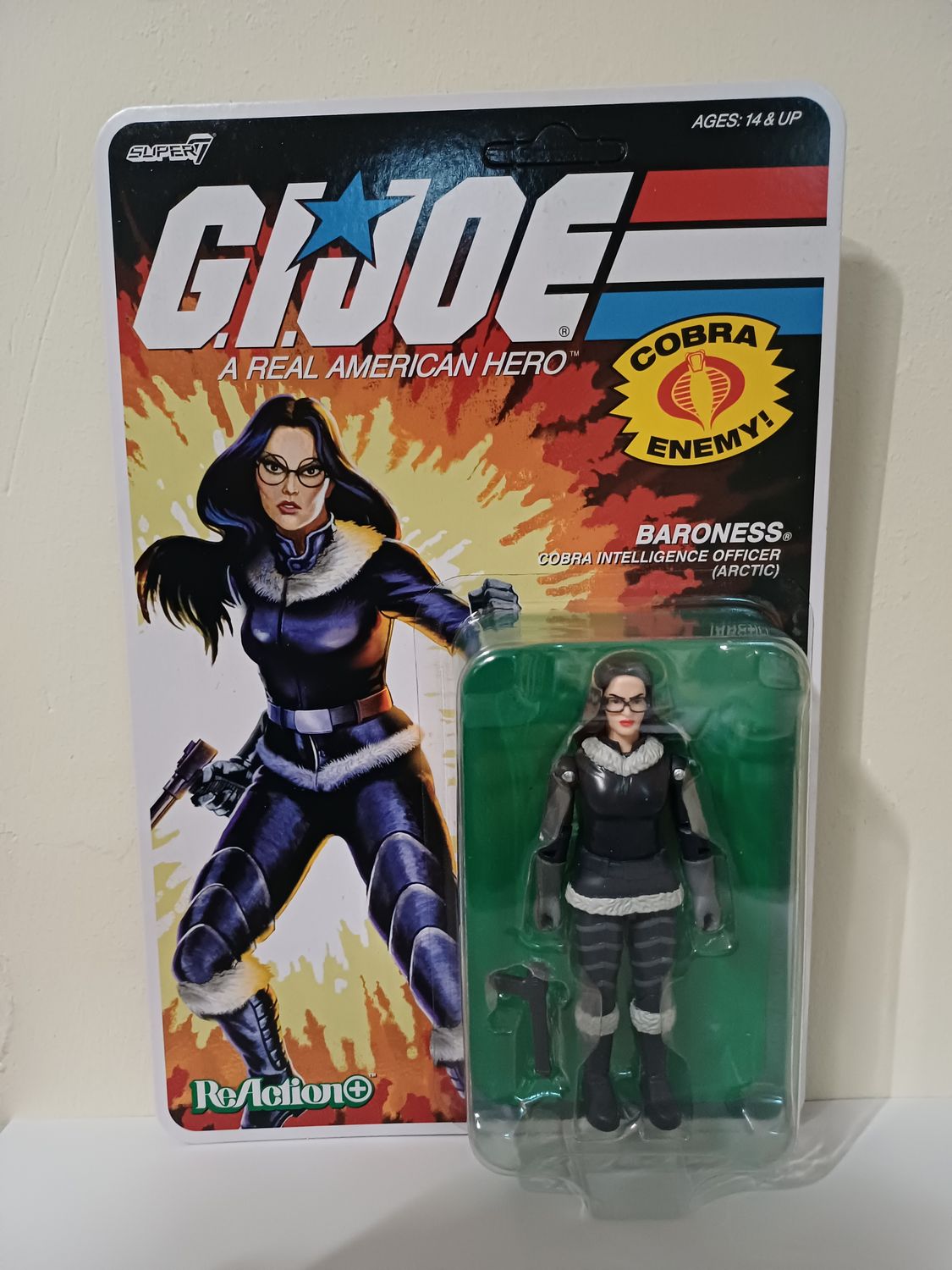 Super7 - G.I. Joe ReAction Baroness Artic Movie Figure Super7 - G.I. Joe ReAction Baroness Artic Movie Figure