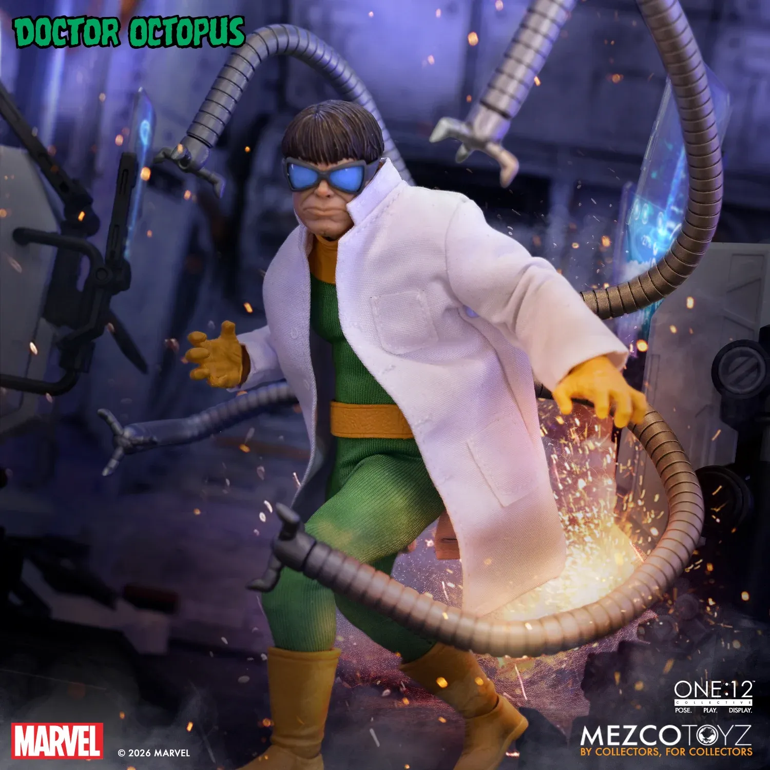 **PRE ORDER** MEZCO ONE:12 COLLECTIVE Doctor Octopus (Doc Ock) Reissue Action Figure