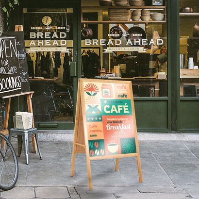 Kundenstopper Bamboo