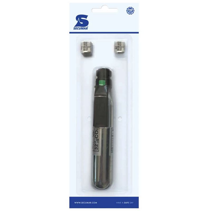 Secumar CO2 Ersatzpatrone 32g CO2-Patrone für Automatikauslösung (Ultra 170)