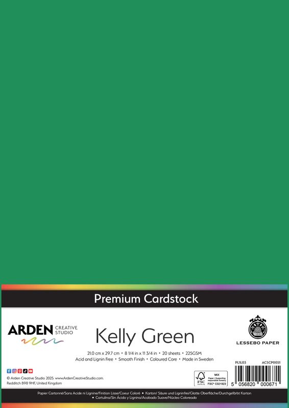 Kelly Green A4 x 20 sheets