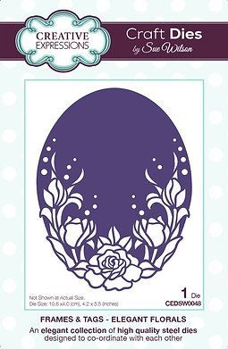 Elegant Floral Craft Die Elegant Floral Craft Die