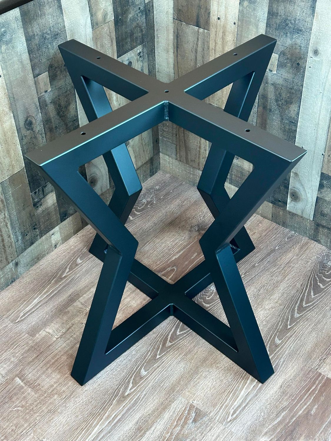 Hourglass Style Metal Table Base