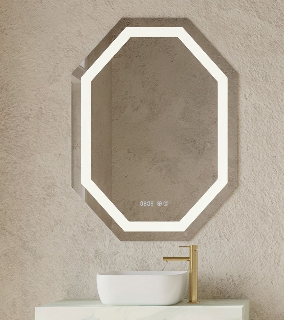 SPECCHIO OTTAGONALE CON FASCIA LED SPECCHIO OTTAGONALE CON FASCIA LED