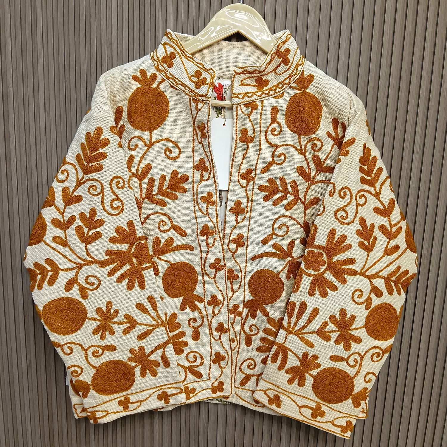L-XL Jacket Cotton Embroidered Length 24" inches