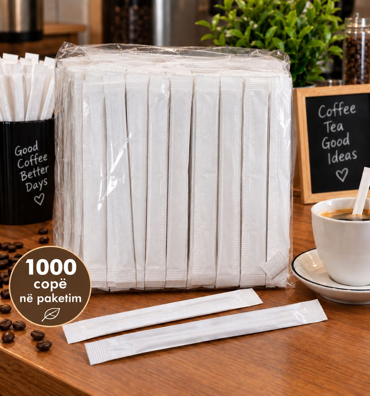 Lugë përzirëse për kafe 1000 copë