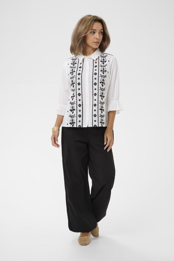 Cream  Brianna Shirt - Snow White