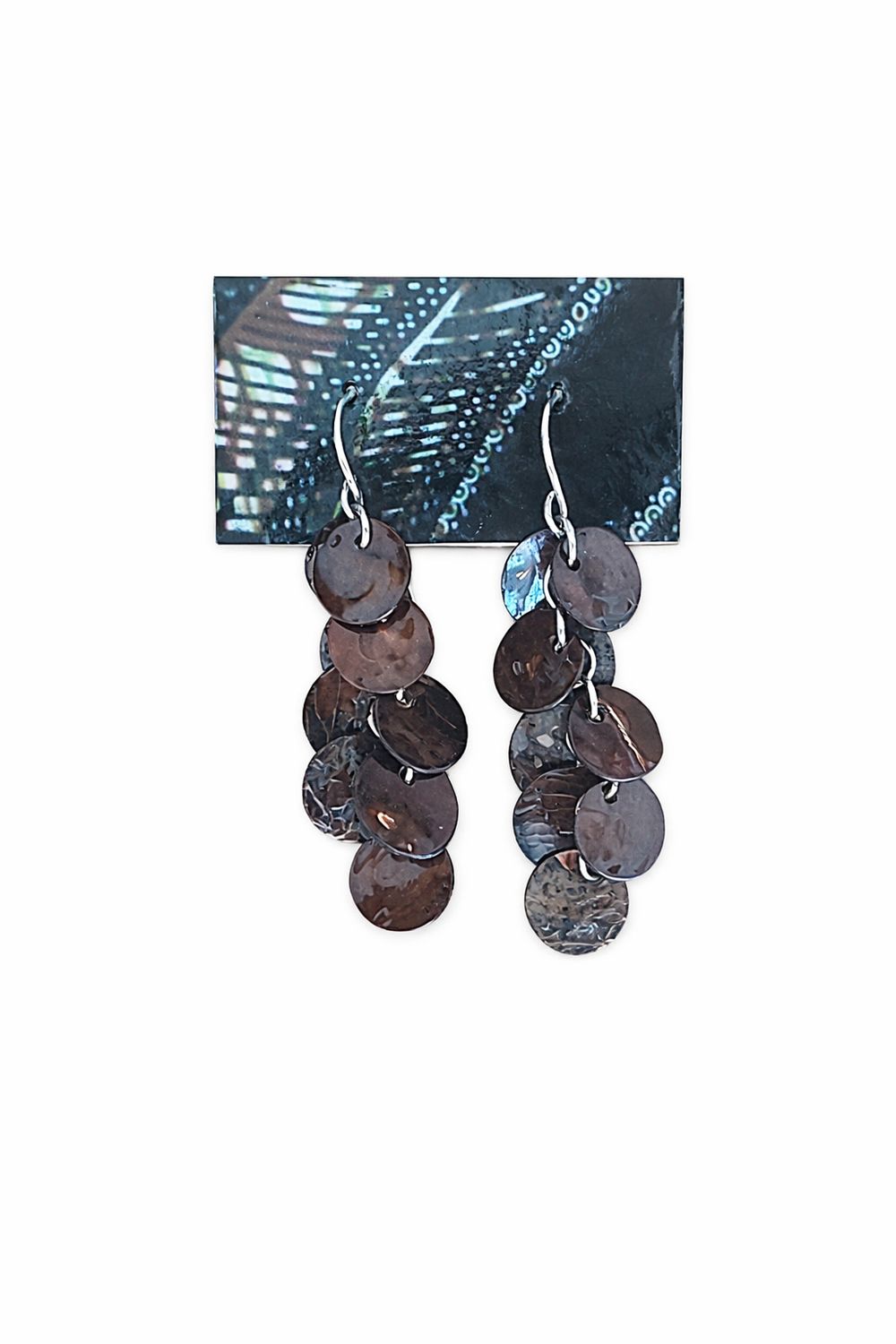 ​ Boucles d’oreilles femme sequins – Fait main