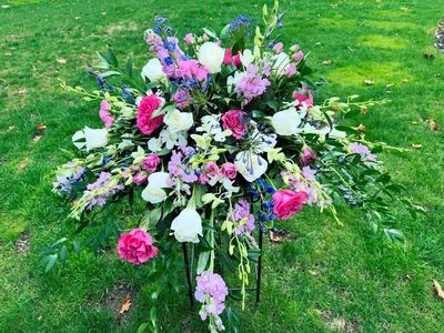 "Anna" - Casket Spray by Twigs Floral Design