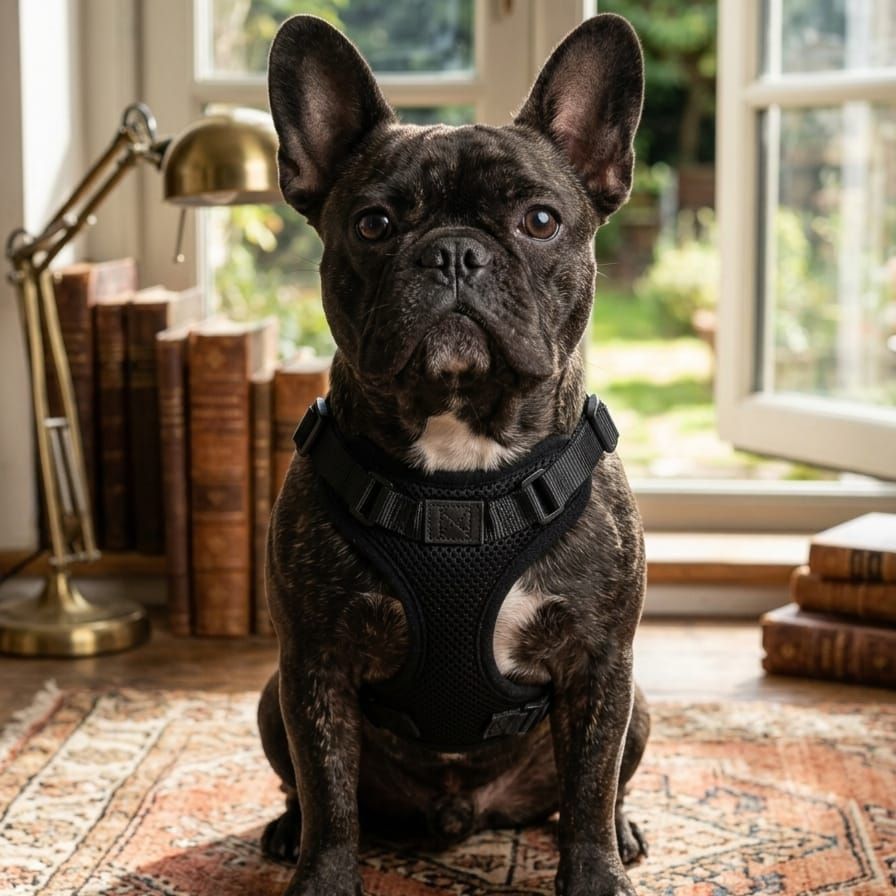 Pet Luxury Urban Black Paws Harness