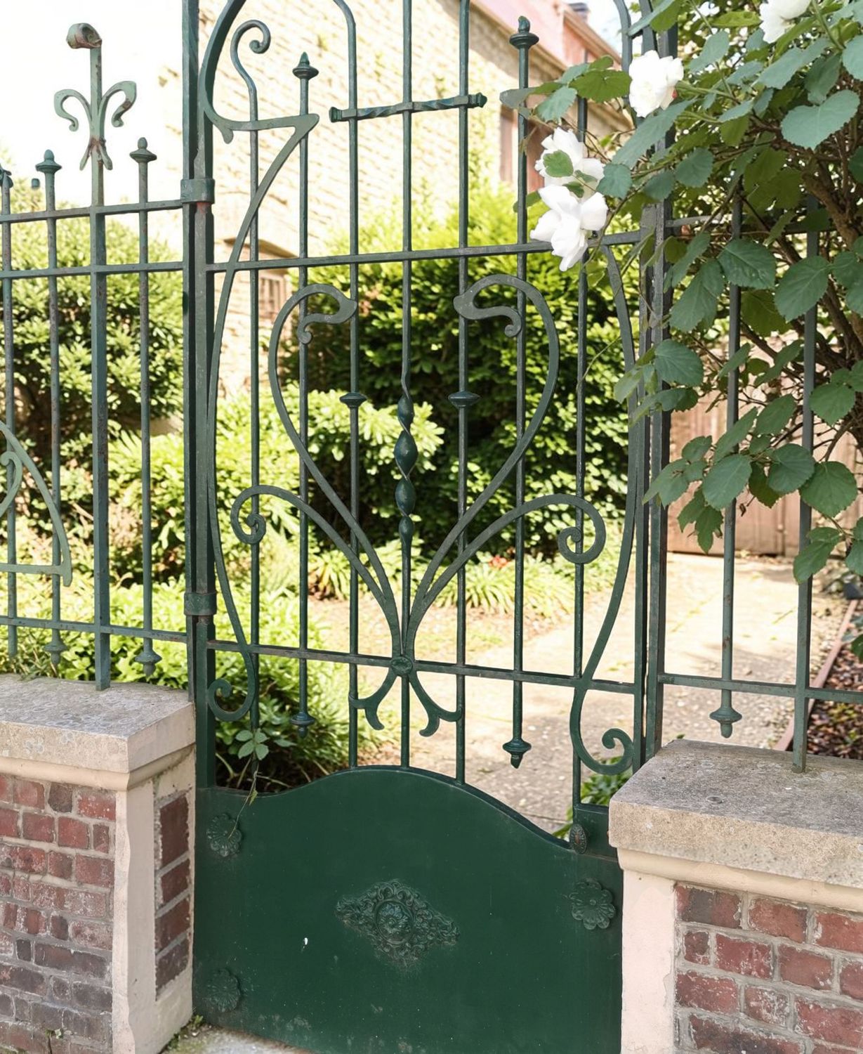portillon art nouveau, un vantail