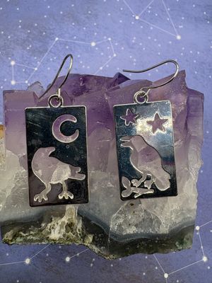 Crow Earrings