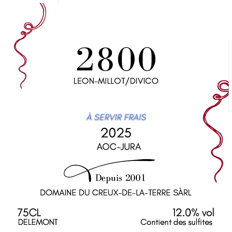 2800      AOC Jura (75cl)