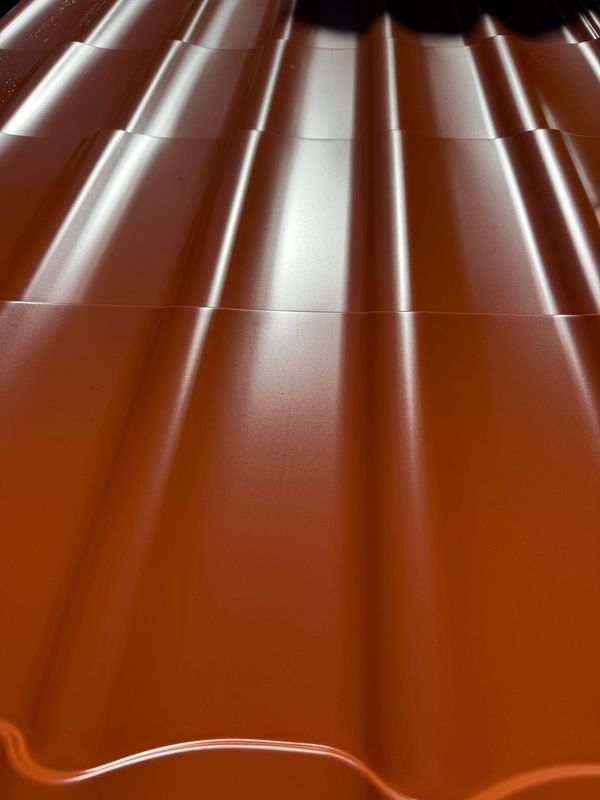 Tôle tuile simple 25 micron