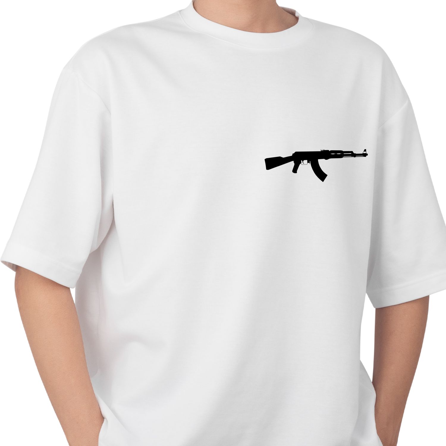 Tricou Gaming AK47 – 100% bumbac | Tricou gamer cu design cool Tricou Gaming AK47 – 100% bumbac | Tricou gamer cu design cool
