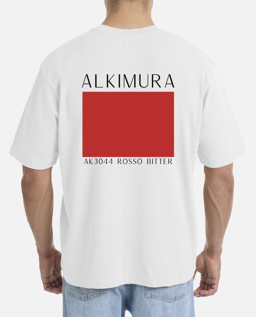 T-SHIRT OVERSIZE UOMO ALKIMURA AK3044 ROSSO BITTER T-SHIRT OVERSIZE UOMO ALKIMURA AK3044 ROSSO BITTER