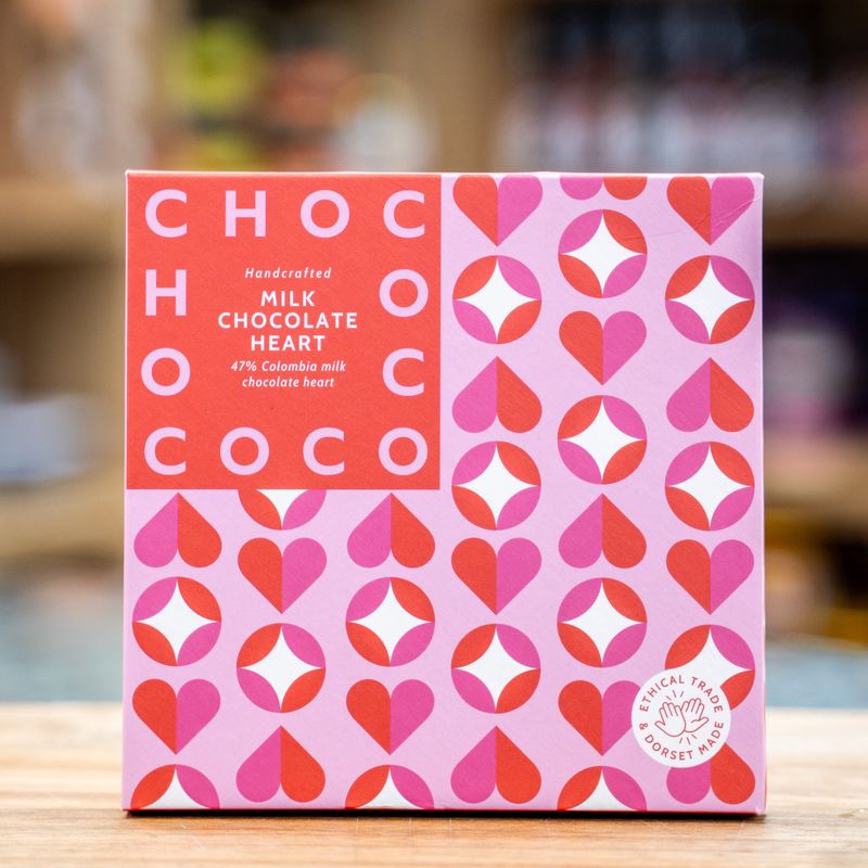 Milk Chocolate Heart Bar