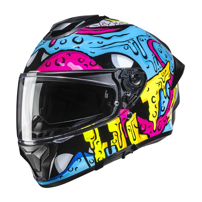 Casco Integrale HJC C71 SQUEEZE - (Squeeze MC28) Casco Integrale HJC C71 SQUEEZE - (Squeeze MC28)