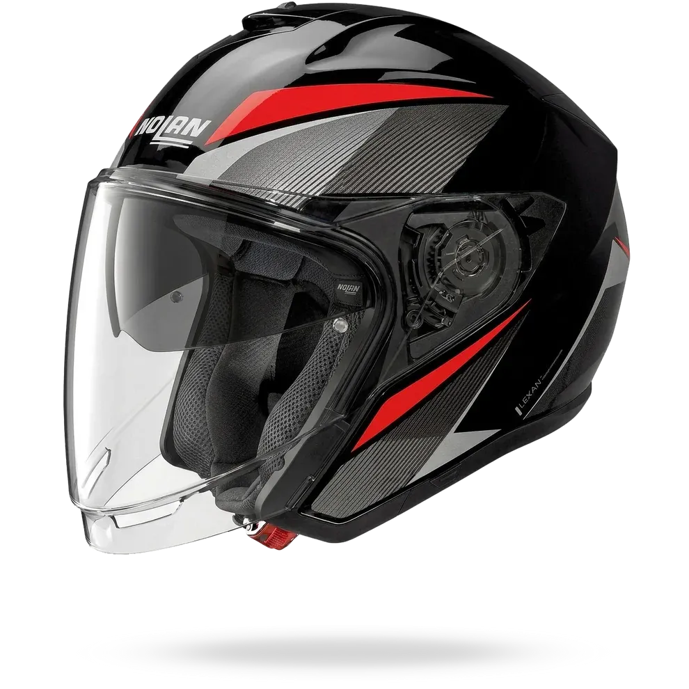 Casco Jet NOLAN N40-6 DUETTO - (Nero/Rosso) Casco Jet NOLAN N40-6 DUETTO - (Nero/Rosso)