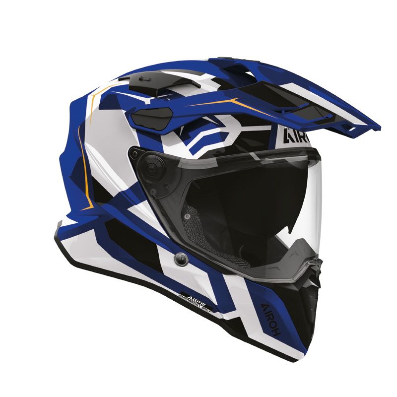 Casco Integrale Enduro AIROH COMMANDER 2 POLAR - (Blue Gloss) Casco Integrale Enduro AIROH COMMANDER 2 POLAR - (Blue Gloss)