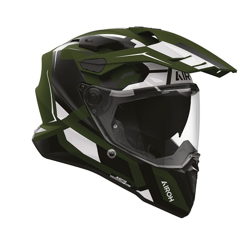 Casco Integrale Enduro AIROH COMMANDER 2 POLAR - (Military Green Matt) Casco Integrale Enduro AIROH COMMANDER 2 POLAR - (Military Green Matt)
