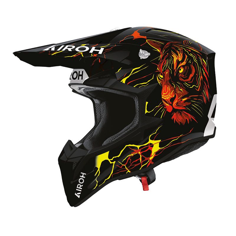 Casco Cross AIROH WRAAAP TYGER - (Gloss) Casco Cross AIROH WRAAAP TYGER - (Gloss)