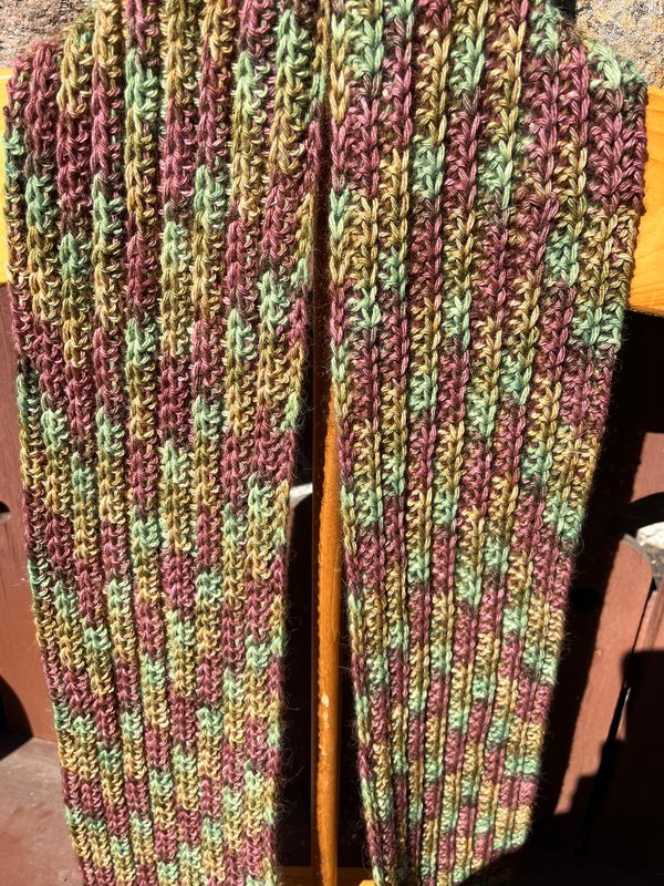 Alpaca Ribbed Scarf Crochet Kit - Paca Paints Yarn