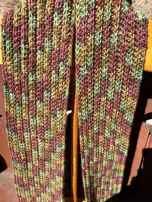 Alpaca Ribbed Scarf Crochet Kit - Paca Paints Yarn