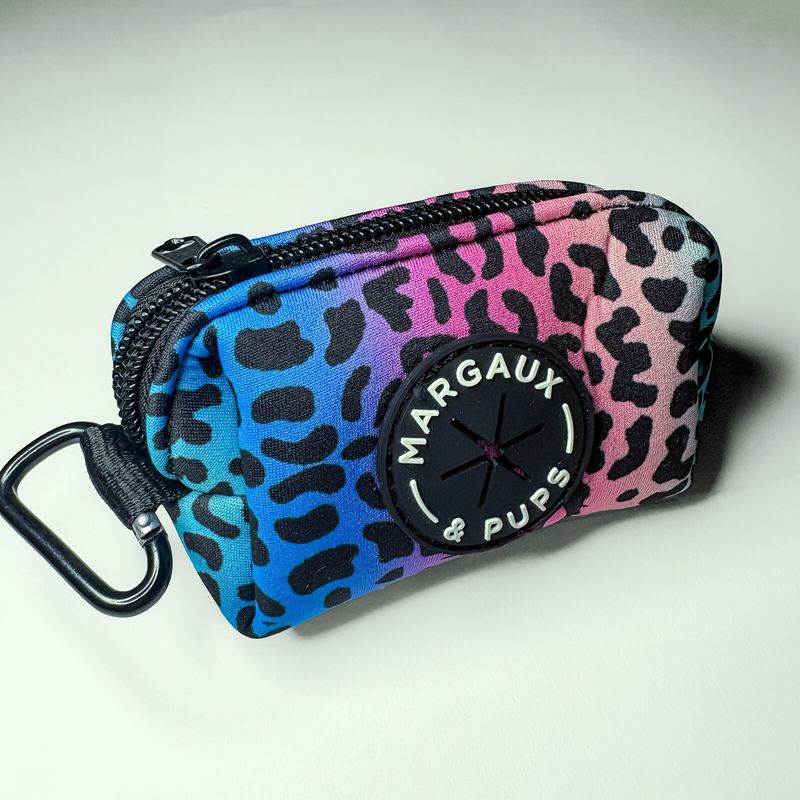 Rainbow Leopard Poo Bag Pouch