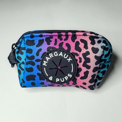 Rainbow Leopard Poo Bag Pouch
