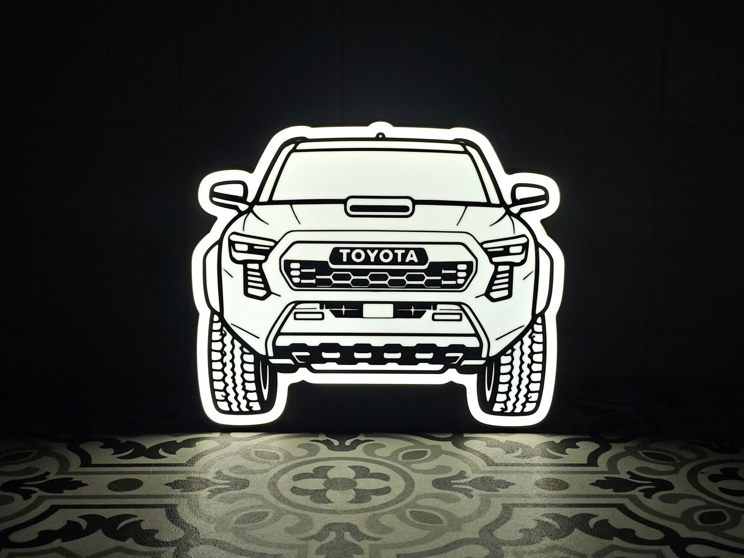 4th Gen Tacoma Front LED Lightbox Sign with detachable stand