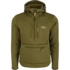 Drake Ultimate Wader Quarter Zip Hoodie Olive
